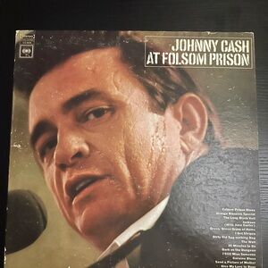 Johnny Cash At Folsom Prison Vinyl Record